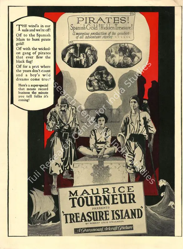 Tourneur, Maurice (Producer), Treasure Island, 1920 | Film Brochure | CinemaEducation | 00761097