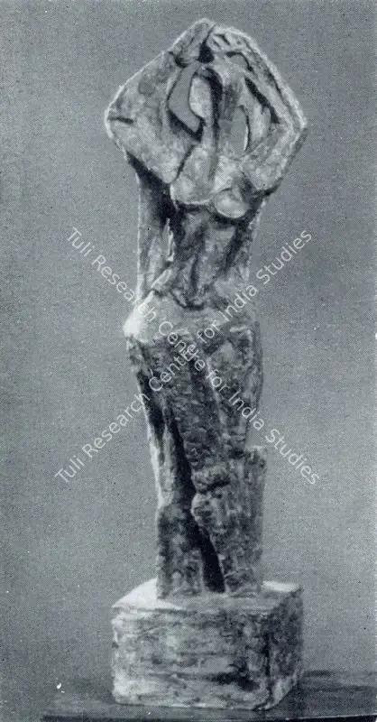 Dhanapal, S. (Artist). Standing Figure. Bronze, 1961 | Marg, December 1962 | Sculpture | FineArts | 00674920