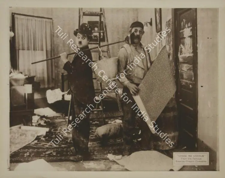 Chaplin, Charlie (Director), Chase Me Charlie, 1918 | Photographic Still Mounted on Lobby Card | CinemaEducation | 00794999