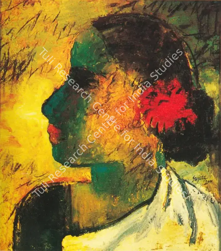 Achrekar, Sujata (Artist). Untitled. Oil on canvas, n.d. | Painting | FineArts | 00372091