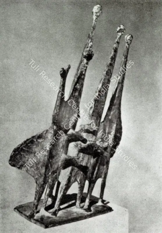 Armitage, Kenneth (Artist). People in a Wind. 1960 | Artrends, July-October 1965 | Sculpture | FineArts | 00551323