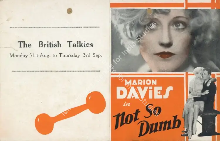 Vidor, King (Producer), Not So Dumb, 1930 | Handbill | CinemaEducation | 00760903