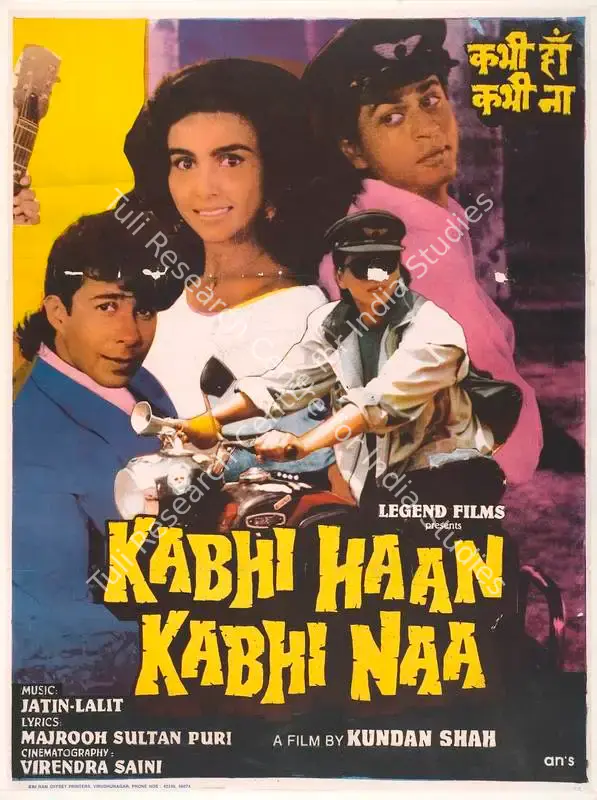 Mehrotra, Vikram (Producer), Kabhi Haan Kabhi Naa, 1993 | Full Sheet Poster | CinemaEducation | 00767876