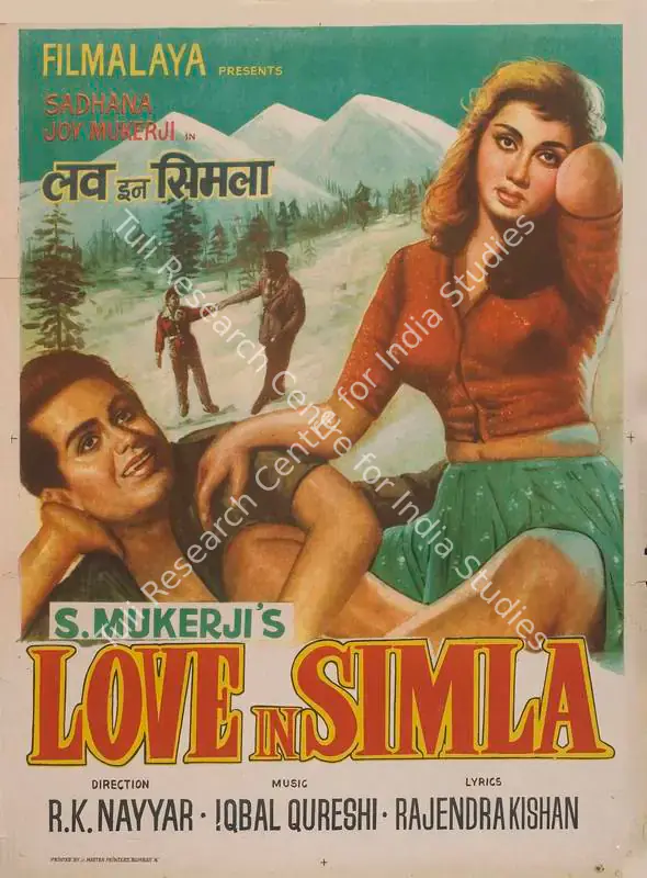 Mukerjee, S. (Producer), Love In Simla, 1960 | Full Sheet Poster | CinemaEducation | 00770618