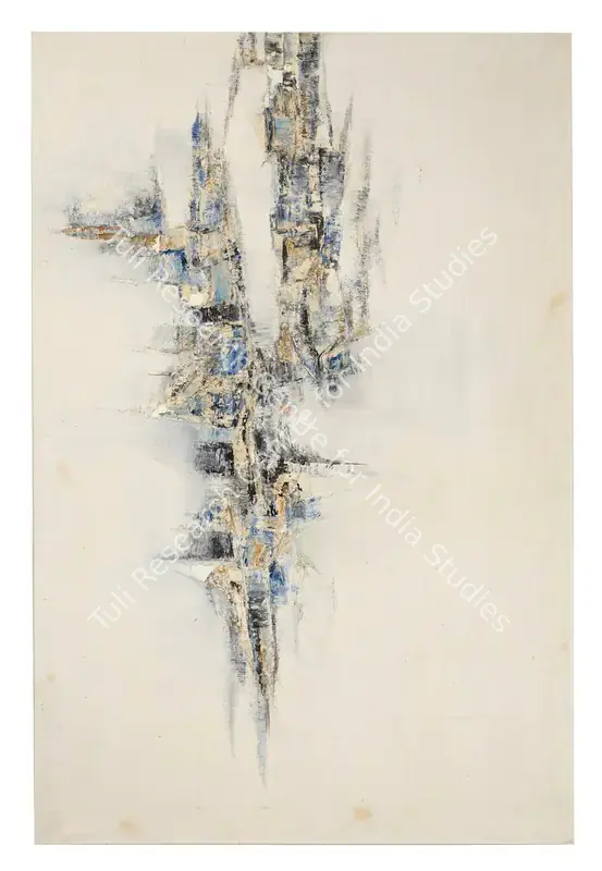 Qadri, Sohan (Artist). Rasping Note. Oil on canvas, 1965 | Painting | FineArts | 00545940