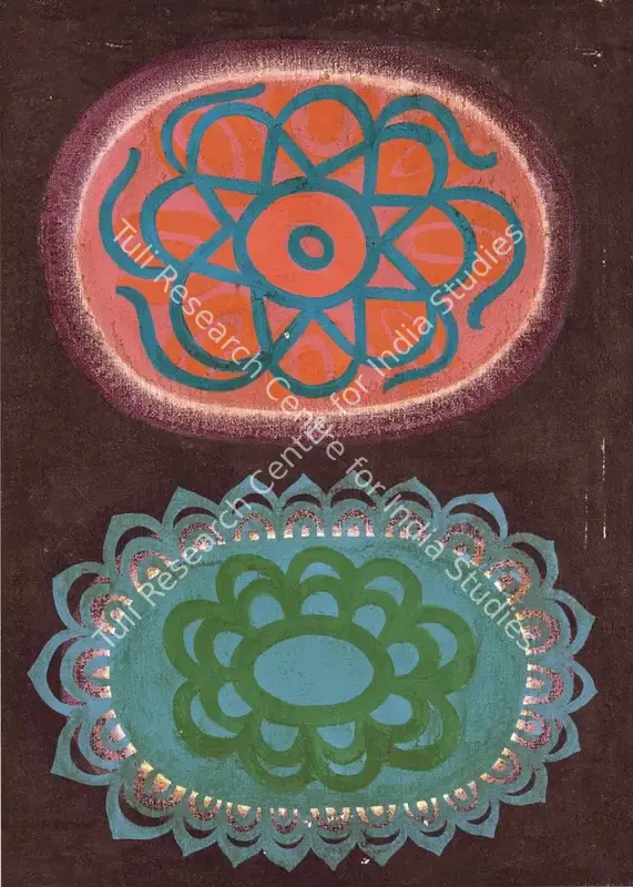 Mohanti, Prafulla (Artist). Untitled. Mixed media on canvas, 1966 | Painting | EconomicsArt | 00869598