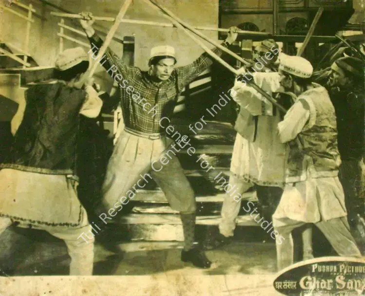 Issac, P. (Cinematographer), Ghar Sansar, 1958 | Lobby Card | CinemaEducation | 00816724