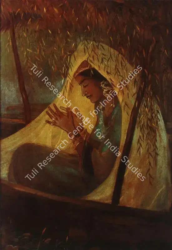 Gupta, S.N. (Artist). The Firefly. Oil on canvas, 1946 | Painting  | 00881593