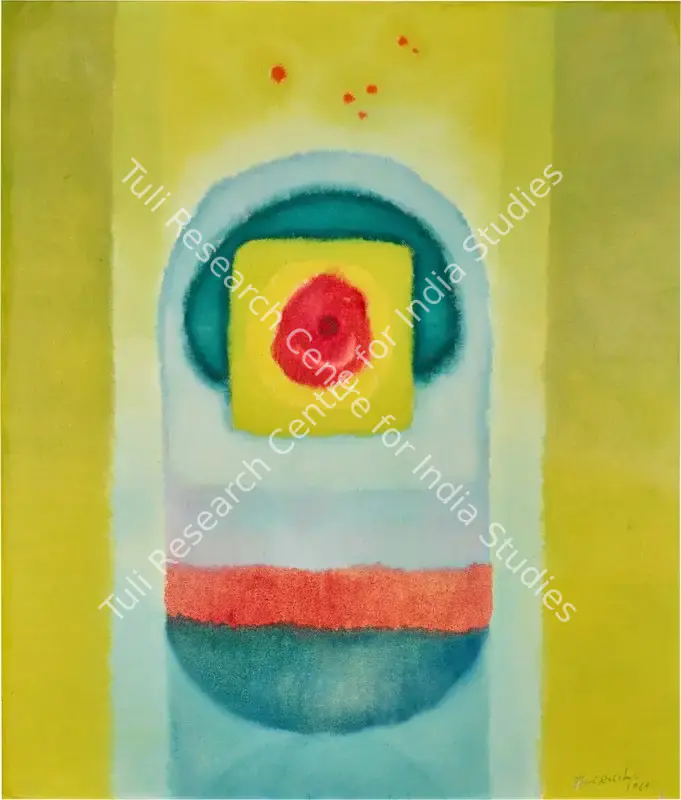 Patel, Balkrishna (Artist). Untitled. Acrylic on canvas, 1969 | Painting | FineArts | 00355920