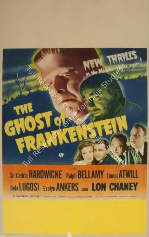 Waggner, George (Producer), The Ghost of Frankenstein, 1942 | Poster | CinemaEducation | 00790522