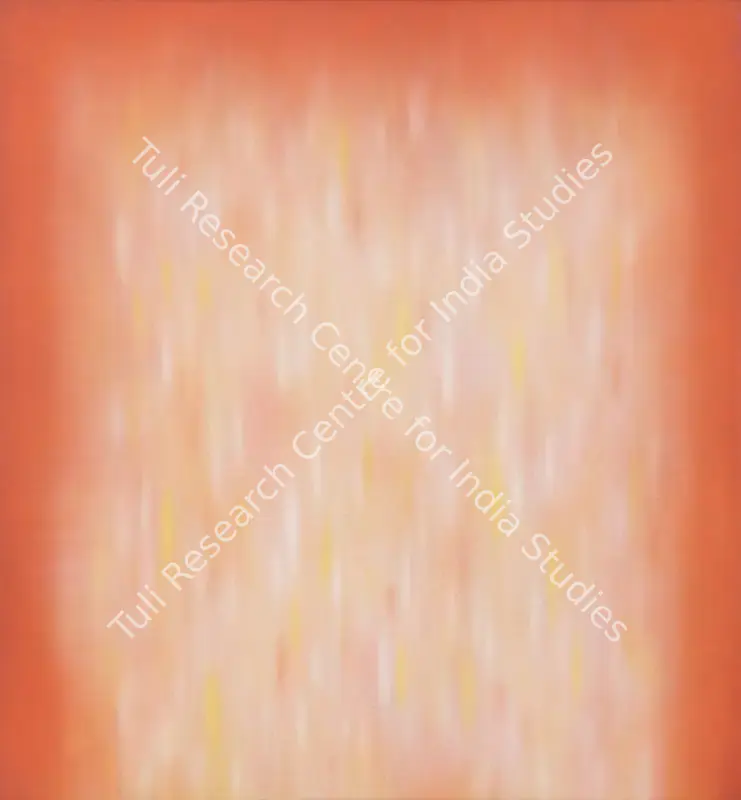 Bhavsar, Natvar (Artist). Jeth. Dry pigments with oil and acrylic on canvas, 1983 | Painting | FineArts | 00416785