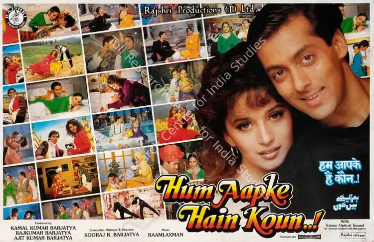 Kinagi, Rajan (Cinematographer), Hum Aapke Hain Kaun, 1994 | Lobby Card