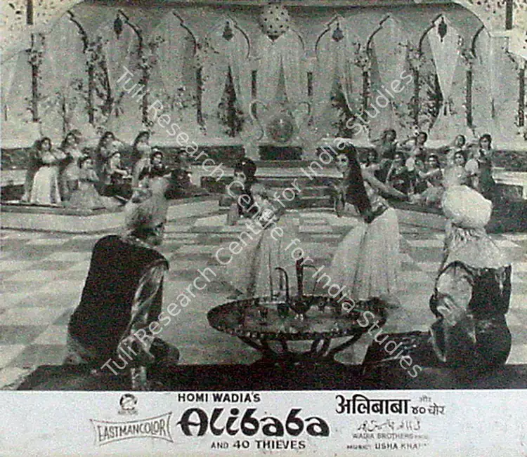 Wadadeker, Anant (Cinematographer), Alibaba Aur Chaalees Chor, 1966 | Lobby Card | CinemaEducation | 00829618