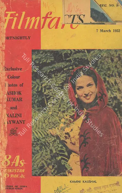 Moraes, Frank (Editor). Filmfare - The Fortnightly Film Magazine. 1(1). Bombay: Shyam Sundar Lal, c/o The Times of India, 07 March 1952 | Magazine | CinemaEducation | 00793108