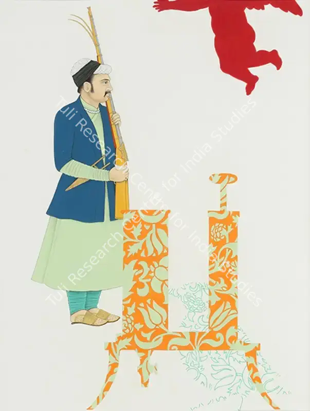 Qureshi, Nusra Latif (Artist). Reasonable Acts of Compliance - II. Acrylic and gouache on wasli paper, 2005 | Painting | FineArts | 00643204