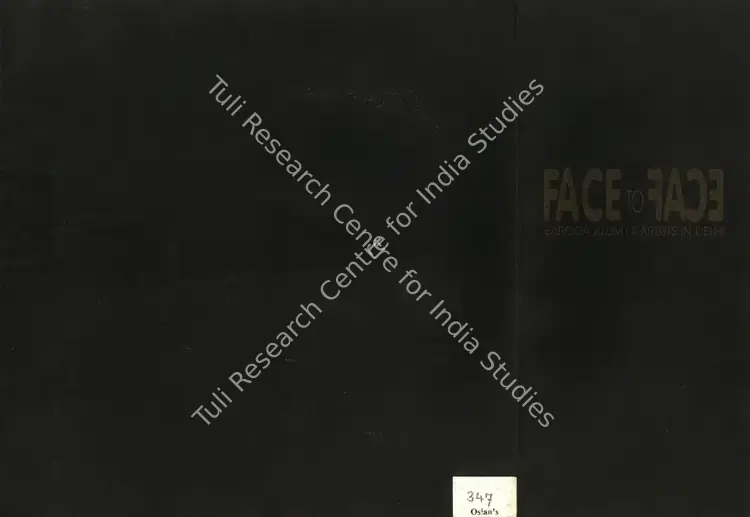 Face to Face - An Exhibition of Baroda Alumini Artists in Delhi. 1998 | Group Exhibition Invitation | FineArts | 00858817