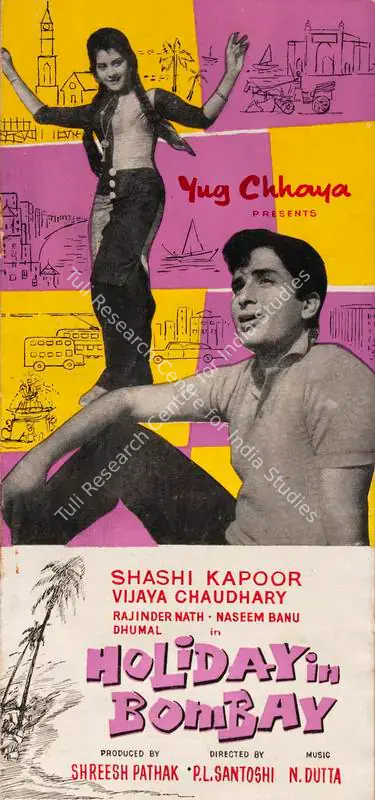 Pathak, Shreesh (Producer), Holiday In Bombay, 1963 | Song-Synopsis Booklet | CinemaEducation | 00864761