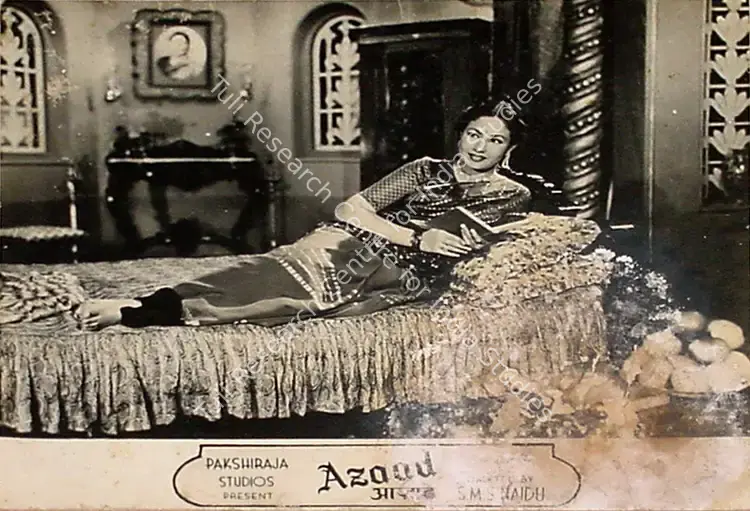 Naidu, S.M. Sriramulu (Producer), Azaad, 1955 | Lobby Card | CinemaEducation | 00809835