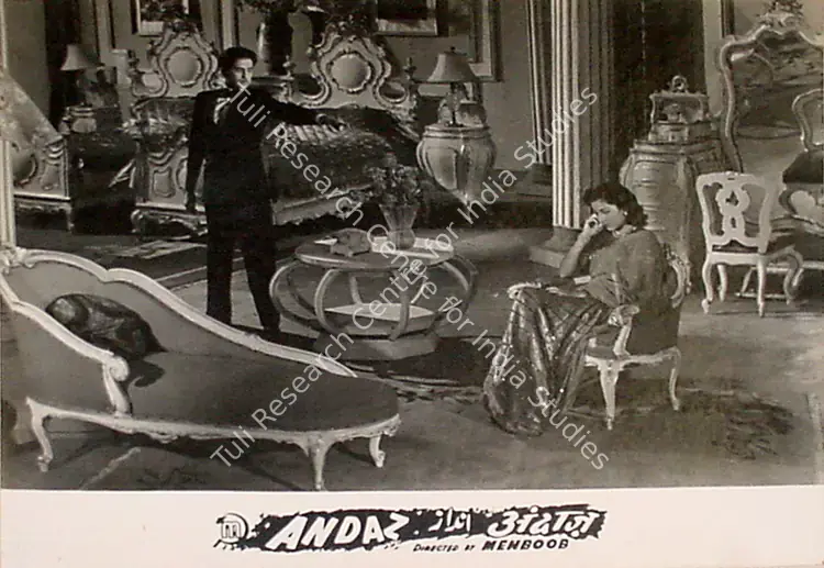 Irani, Faredoon A. (Cinematographer), Andaz, 1949 | Lobby Card | CinemaEducation | 00809283