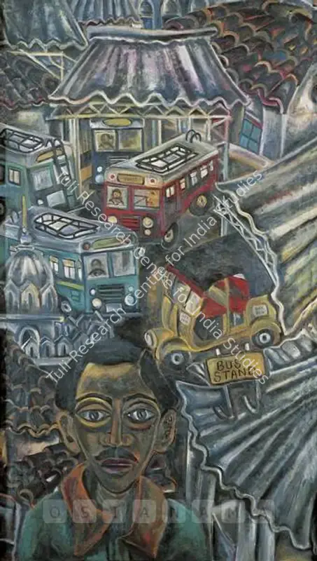 Goud, Nandini (Artist). Untitled. Oil on canvas, 1996 | Painting | FineArts | 00575807