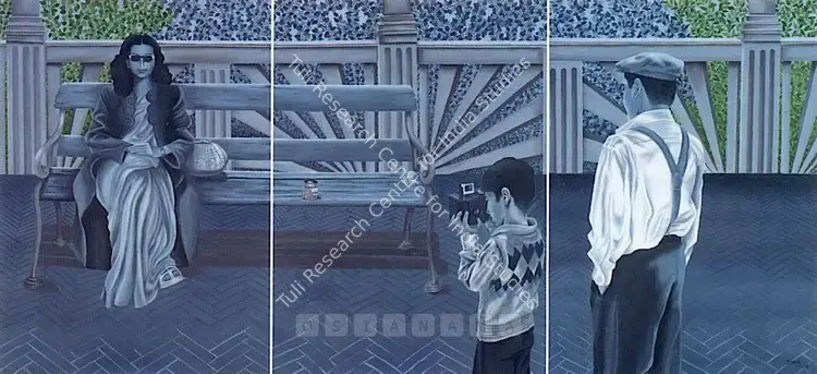 Saigol, Mohammed (Artist). Calcutta Revisited. Oil on canvas, 2008 | Painting | FineArts | 00576645