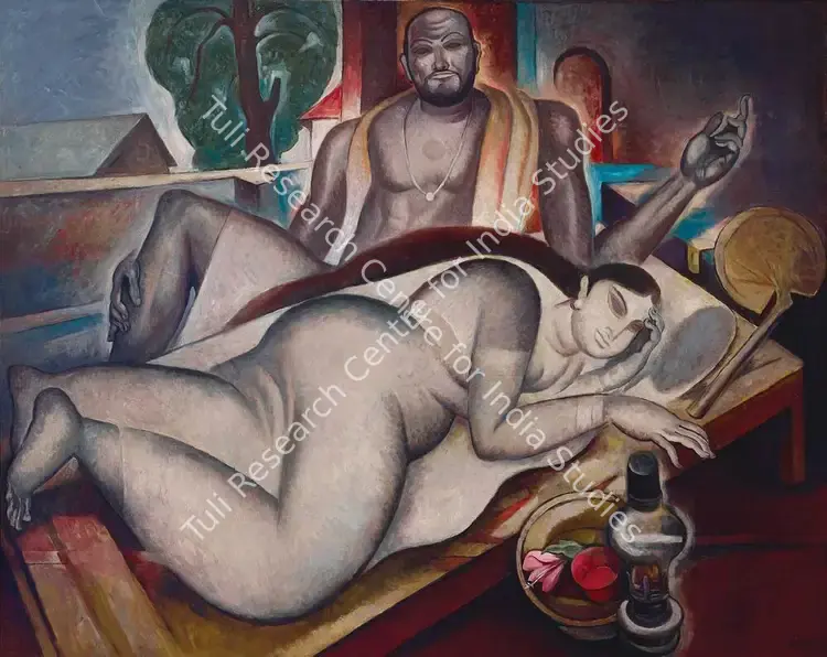 Choudhury, Bijon (Artist). Untitled. Oil on canvas, 1991 | Painting | FineArts | 00356016