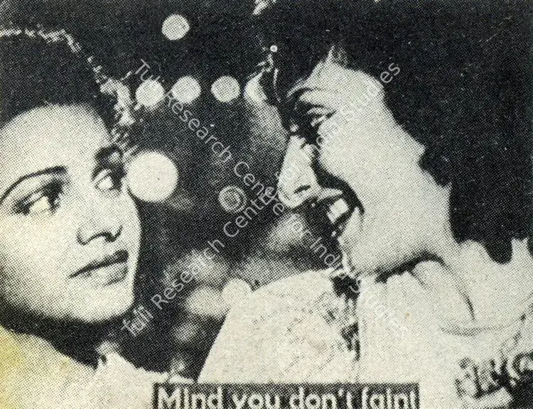 Irani, Faredoon A. (Cinematographer), Andaz, 1949. Still from Andaz: Shot 7 | Photographic Still, Journal of Arts & Ideas, January 1993 | CinemaEducation | 00710345