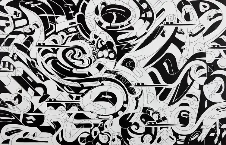 Desai, Ajay (Artist). Untitled. Acrylic on canvas, 2005 | Painting | FineArts | 00645798