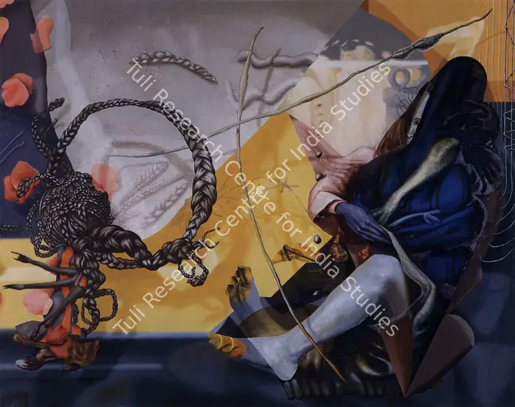 Kaleka, Ranbir (Artist). Nuptial Bubbles. Oil on canvas, 1974 | Painting | FineArts | 00371730
