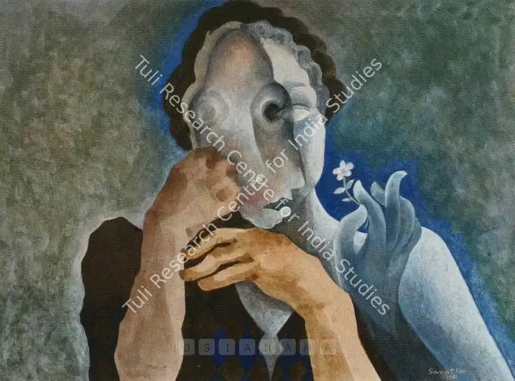 Kar, Sanat (Artist). Untitled. Tempera on paper, 1981 | Painting  | 00880298