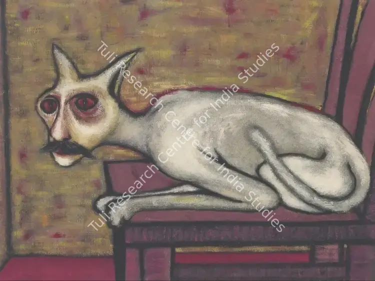 Nair, Surendran (Artist). Untitled. Oil on paper, 1986 | Painting | FineArts | 00603235