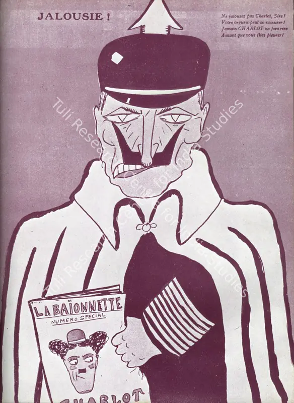 Unknown (Artist). A French Cartoon based on Charlie Chaplin, 1917 | Media Clipping | CinemaEducation | 00442039