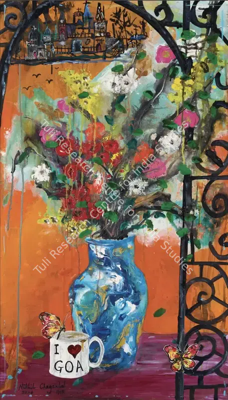 Chaganlal, Nikhil (Artist). Untitled. Acrylic on board, 2020 | Painting | FineArts | 00603801