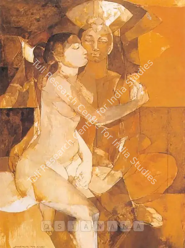 Naqsh, Jamil (Artist). Untitled. Oil on card, 1984 | Painting  | 00878121