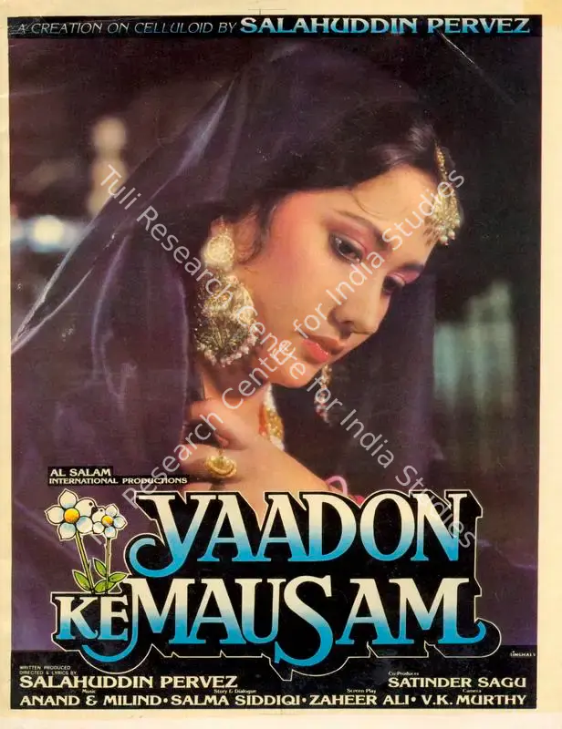Pervez, Salahuddin (Producer), Yaadon Ke Mausam, 1990 | Song-Synopsis Booklet | CinemaEducation | 00781009
