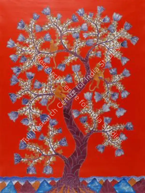 Shyam, Venkat (Artist). Untitled (Gond Art). Acrylic on canvas, n.d. | Painting  | 00867202