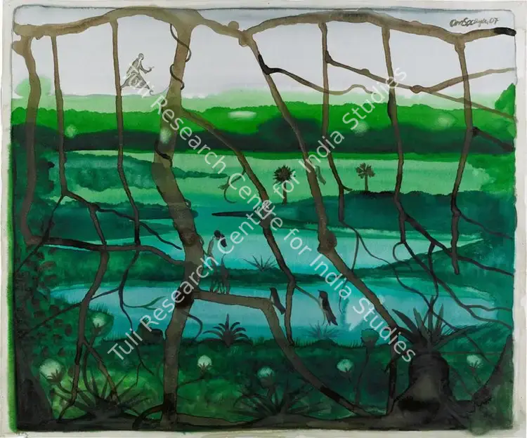 Soorya, Om (Artist). Untitled. Watercolour on paper, 2007 | Painting | FineArts | 00417435