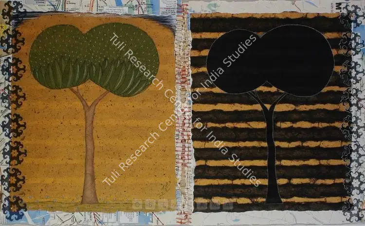 Rathore, Talha (Artist). Untitled. Mixed media on paper mounted on card, 2006 | Painting | FineArts | 00562031