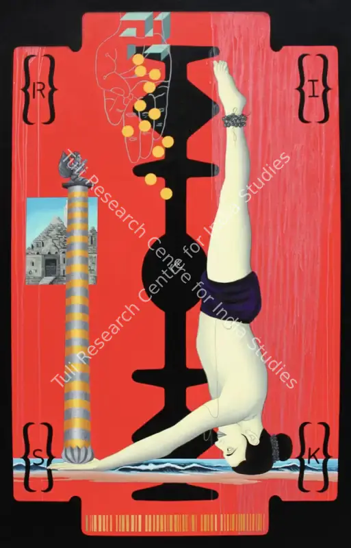 Pani, Birendra (Artist). Seeing The Universe In Upside Down. Acrylic on canvas, 2006 | Painting | FineArts | 0023541