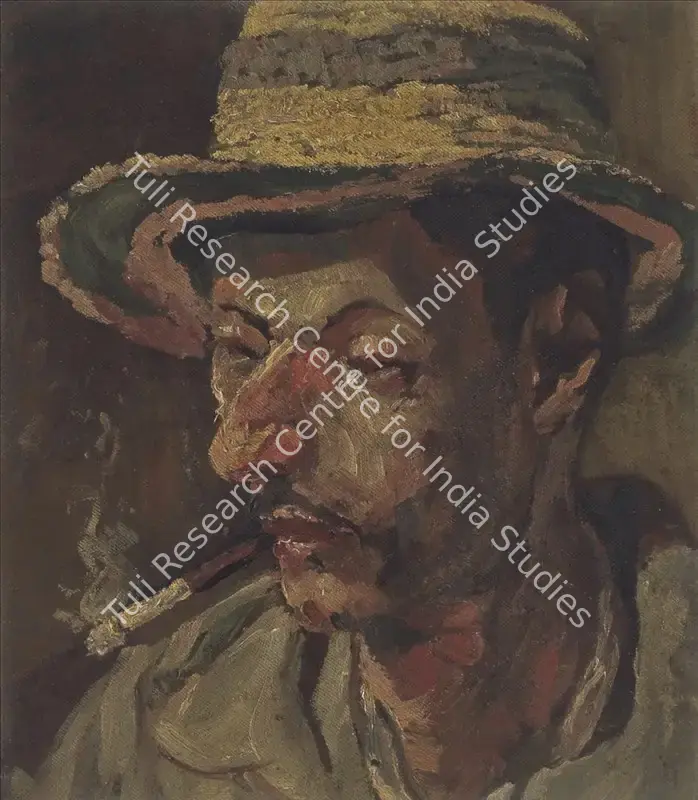Pyne, Kartick Chandra (Artist). Untitled. Oil on board, c.1950 | Painting | FineArts | 00363689