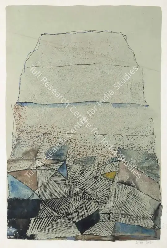Singh, Arpita (Artist). Untitled. Watercolour on paper, c.1970s | Painting | FineArts | 00642680