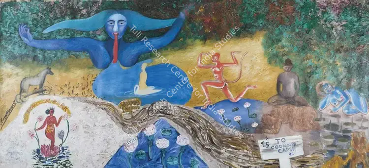 Various Artists (Artist). To Coonoor Camp 98. Oil on canvas, 1998 | Painting | FineArts | 00643326