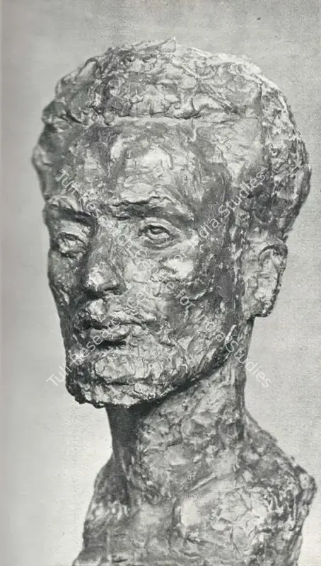 Dhanapal, S. (Artist). George Rave. Plaster, 1954 | Lalit Kala Contemporary, December 1965 | Sculpture | FineArts | 00534421