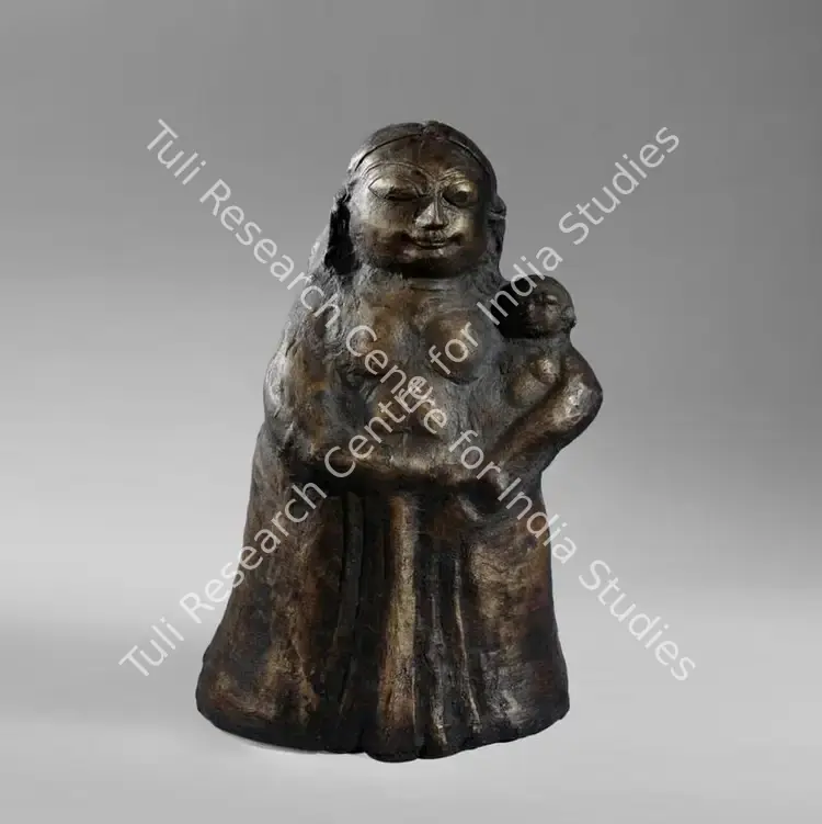 Dhanapal, S. (Artist). Mother and Child. Bronze, 1957 | Sculpture  | 00866805