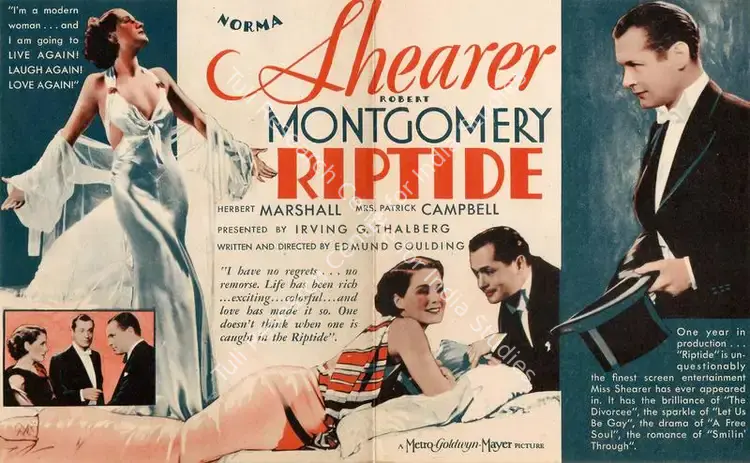 Goulding, Edmund (Director), Riptide, 1934 | Handbill | CinemaEducation | 00761010