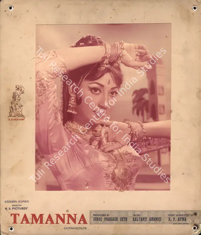 Seth, Suraj Prakash (Producer), Tamanna, 1969 | Photographic Still Mounted on Lobby Card | CinemaEducation | 00765691