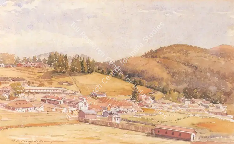 Bombay School (Artist). Landscape. watercolour on paper, n.d. | Painting  | 00878068