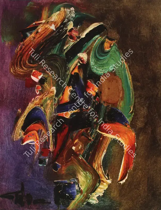 Gulgee, Ismail (Artist). Untitled. Oil on canvas, 1990 | Painting | FineArts | 0023759
