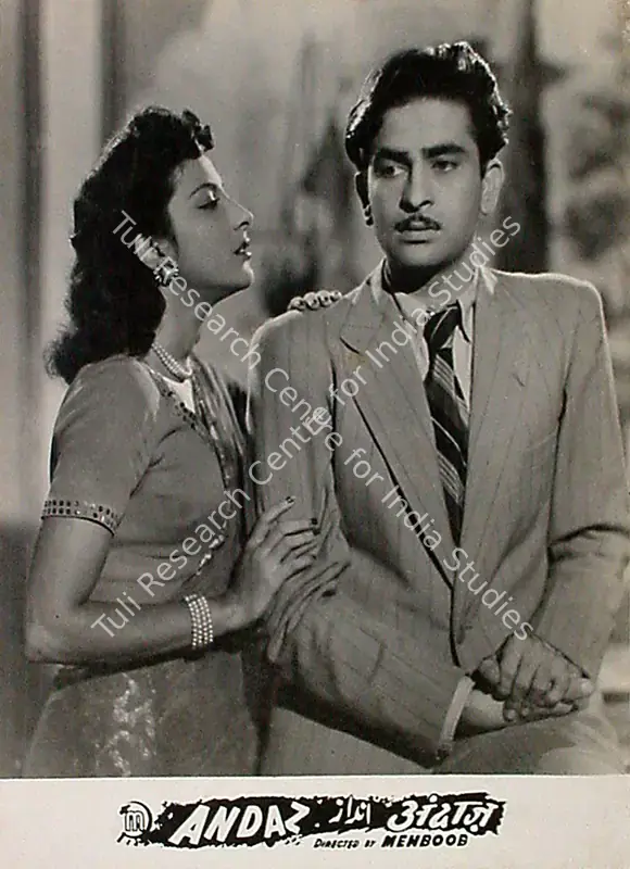 Irani, Faredoon A. (Cinematographer), Andaz, 1949 | Lobby Card | CinemaEducation | 00809282