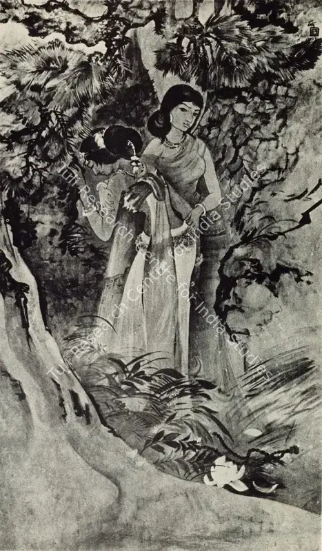 Bose, Nandalal (Artist). Grief of Uma. 1921 | Marg, March 1983 | Painting | FineArts | 00674981